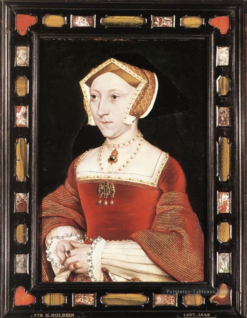 Portrait de Jane Seymour Renaissance Hans Holbein le Jeune Peintures à l'huile